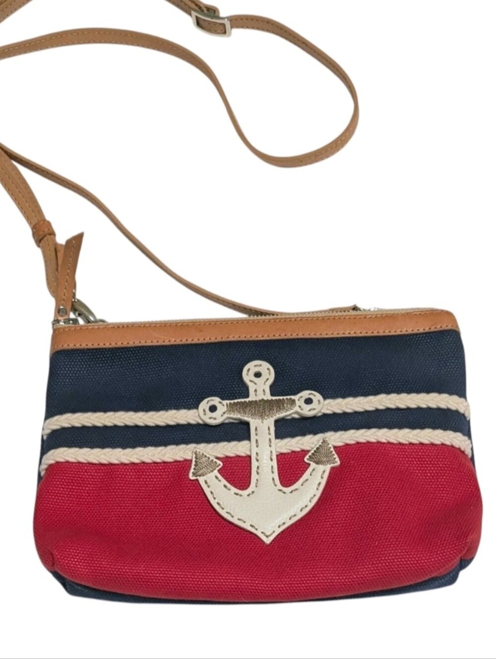 Brighton ANCHORS AWAY Nautical Crossbody Bag